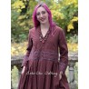 robe 55727 coton Maroon Ewa i Walla - 3