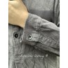 top Brene Workshirt in Harley Magnolia Pearl - 17