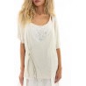 wrap top Origami in Moonlight Magnolia Pearl - 13