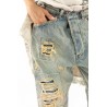 jean's Miner Denims in Washed Indigo Magnolia Pearl - 5