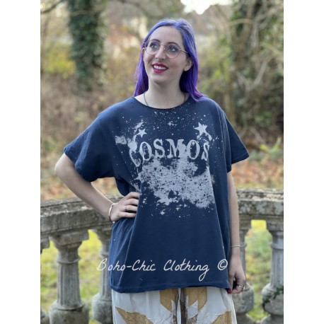 T-shirt Cosmos in Faded Boro Magnolia Pearl - 1