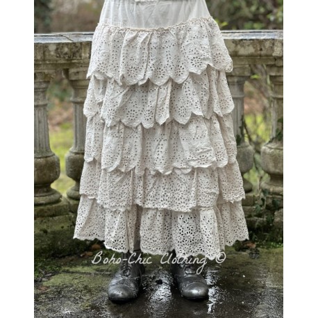jupe Eyelet Angelique in Moonlight Magnolia Pearl - 1