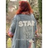 veste Star Applique Kimi Coat in Washed Indigo Magnolia Pearl - 17