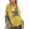 T-shirt Star Applique in Los Angeles Magnolia Pearl - 11