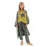 T-shirt Star Applique in Los Angeles Magnolia Pearl - 17