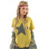 T-shirt Star Applique in Los Angeles