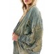 kimono Dragon Embroidered Daiji in Washed Indigo Magnolia Pearl - 24