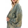 kimono Dragon Embroidered Daiji in Washed Indigo Magnolia Pearl - 24