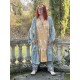 kimono Dragon Embroidered Daiji in Washed Indigo Magnolia Pearl - 10