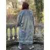 kimono Dragon Embroidered Daiji in Washed Indigo Magnolia Pearl - 18