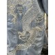 kimono Dragon Embroidered Daiji in Washed Indigo Magnolia Pearl - 28