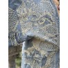 kimono Dragon Embroidered Daiji in Washed Indigo Magnolia Pearl - 31