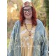 kimono Dragon Embroidered Daiji in Washed Indigo Magnolia Pearl - 9