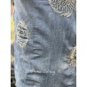 kimono Dragon Embroidered Daiji in Washed Indigo Magnolia Pearl - 34