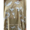 robe Bird Applique Artist Smock in Marigold Magnolia Pearl - 26