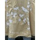 robe Bird Applique Artist Smock in Marigold Magnolia Pearl - 27
