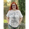 T-shirt Love Religion in Molly Magnolia Pearl - 1