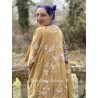 robe Bird Applique Artist Smock in Marigold Magnolia Pearl - 6