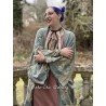 kimono Dragon Embroidered Daiji in Washed Indigo Magnolia Pearl - 16