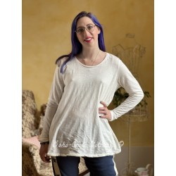 T-shirt Dylan in True Magnolia Pearl - 1