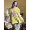 T-shirt Star Applique in Honor