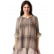 blouse 44830 Checked cotton voile Ewa i Walla - 18