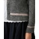 cardigan 44843 laine alpaga Gris foncé Ewa i Walla - 16