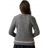 cardigan 44843 laine alpaga Gris foncé Ewa i Walla - 15