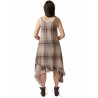 robe 55756 voile de coton à carreaux Ewa i Walla - 9