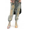 jean's Miner Denims in Calico Magnolia Pearl - 12