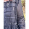 robe 55753 organdie patch Noir Ewa i Walla - 15