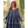 robe 55753 organdie patch Noir Ewa i Walla - 3