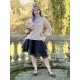 jupe 22150 organdie patch Noir Ewa i Walla - 6
