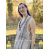 robe 55756 voile de coton à carreaux Ewa i Walla - 5