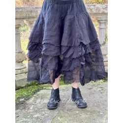 skirt / petticoat 22153 Black hard voile Ewa i Walla - 1