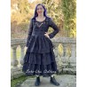 dress 55753 Black organdie patch Ewa i Walla - 7