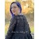 dress 55753 Black organdie patch Ewa i Walla - 14