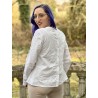 blouse 44826 White cotton Ewa i Walla - 3