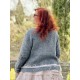 cardigan 44843 laine alpaga Gris foncé Ewa i Walla - 10