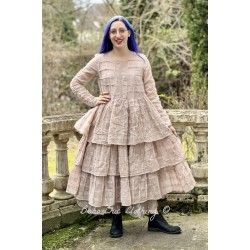 robe 55753 organdie patch Rose poudre