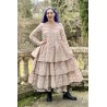 dress 55753 Dust pink organdie patch Ewa i Walla - 1