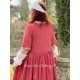 robe SONIA coton framboise Les Ours - 15