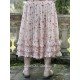 skirt / petticoat ANGELIQUE ecru cotton voile with flower print Les Ours - 11