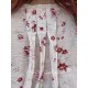 top DIEGO ecru cotton voile with flower print Les Ours - 9
