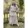 veste courte NOÉ flex bleu gris à imprimé fleurs Les Ours - 11