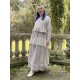 veste courte NOÉ flex bleu gris à imprimé fleurs Les Ours - 12