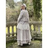 veste courte NOÉ flex bleu gris à imprimé fleurs Les Ours - 13