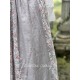 jupe / jupon NELYA coton bleu gris à imprimé fleurs et petits pois rouges Les Ours - 11