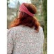 robe ASSIA coton bleu gris à imprimé fleurs et petits pois rouges Les Ours - 18