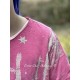 T-shirt Space Disco in Roza